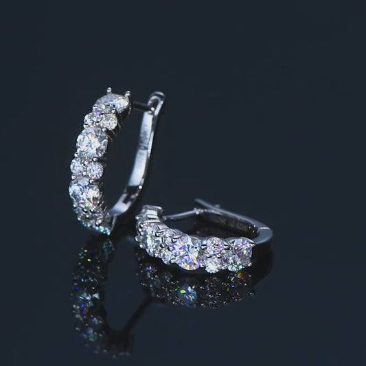 Zircon D European And American-style Designer Earrings